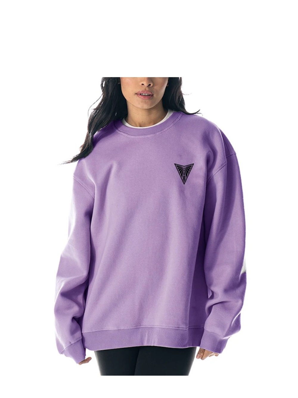 The WILD COLLECTIVE /WNBA /VALKYRIES Lavender Crewneck Sweatshirt Sz XS